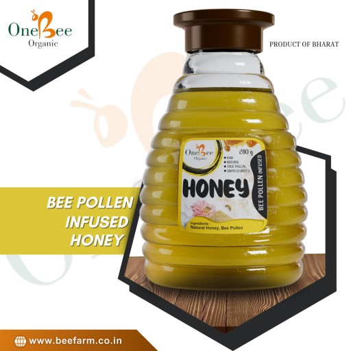 ORGANIC BE POLLEN INFUSED HONEY